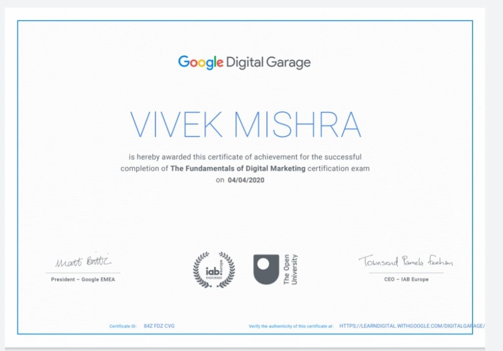 Digital Marketing Google Certification link,Digital Marketing Google Certification,Digital Marketing Google Certification website,free Digital Marketing Google Certification